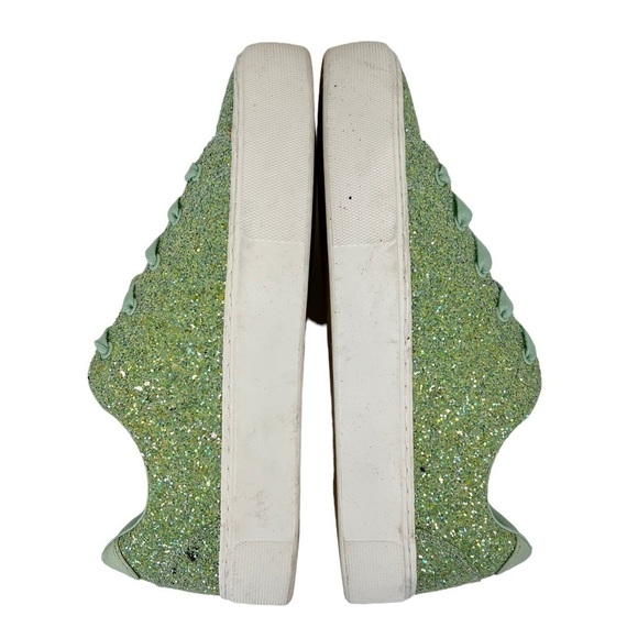 UGG Zilo Platform Women's Green Glitter Sneakers - Picture 3 of 16